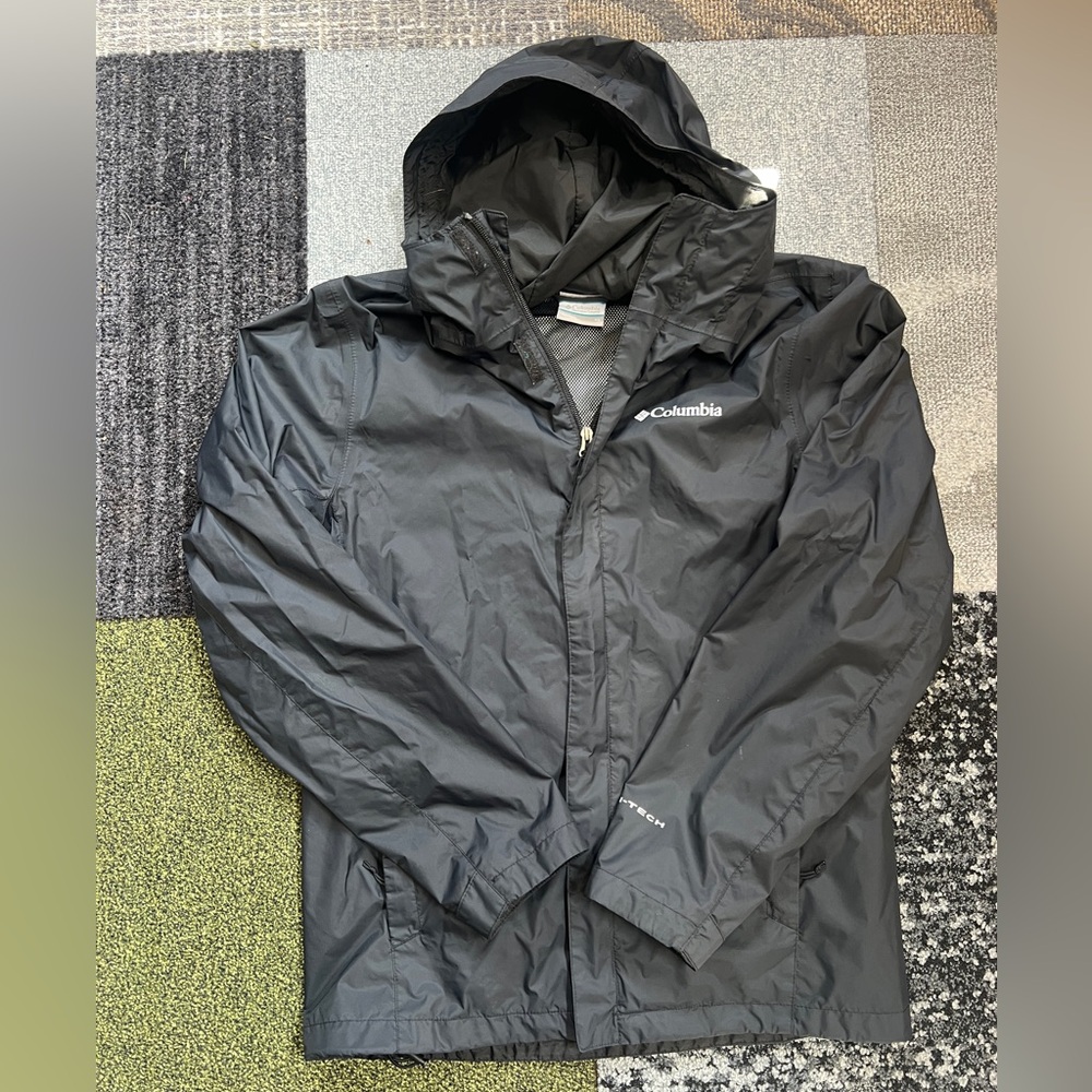 Columbia Sportswear Omni-Shield Shell Windbreaker Jacket Black Women's XS￼